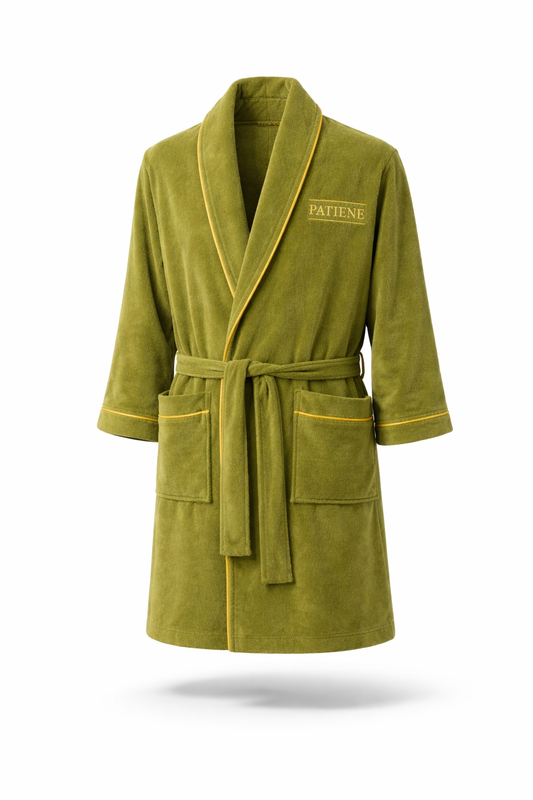 Patiene Olivgrön Badrock/Morgonrock