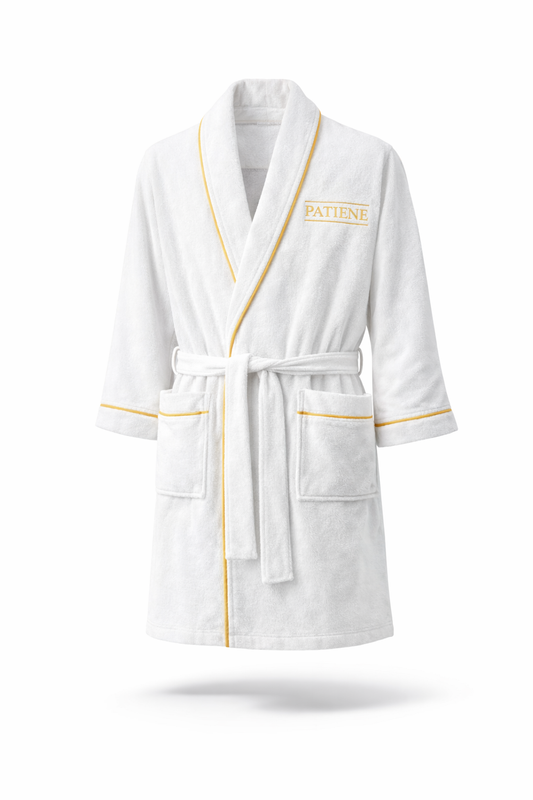 Patiene Vit Badrock/Morgonrock