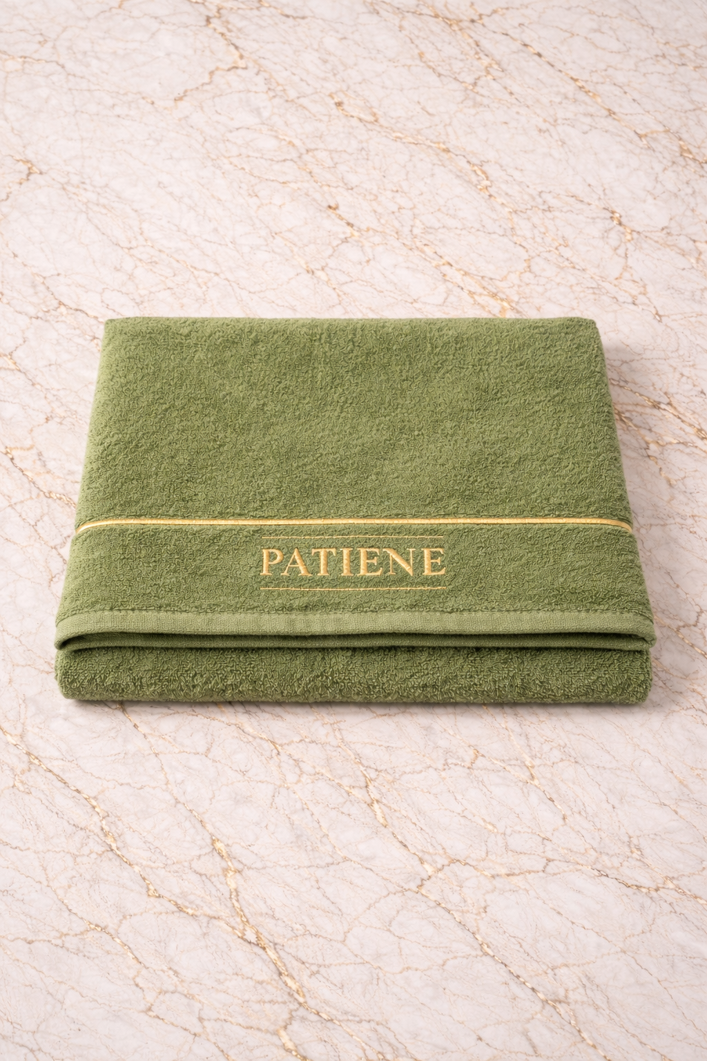 Patiene Olive Green Bath Towel