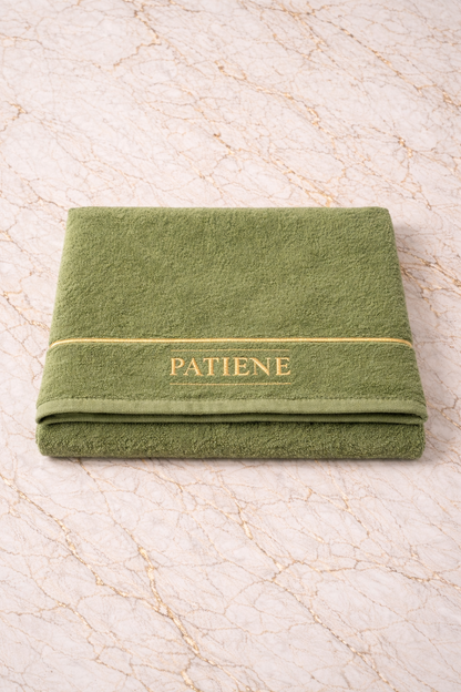 Patiene Olive Green Bath Towel