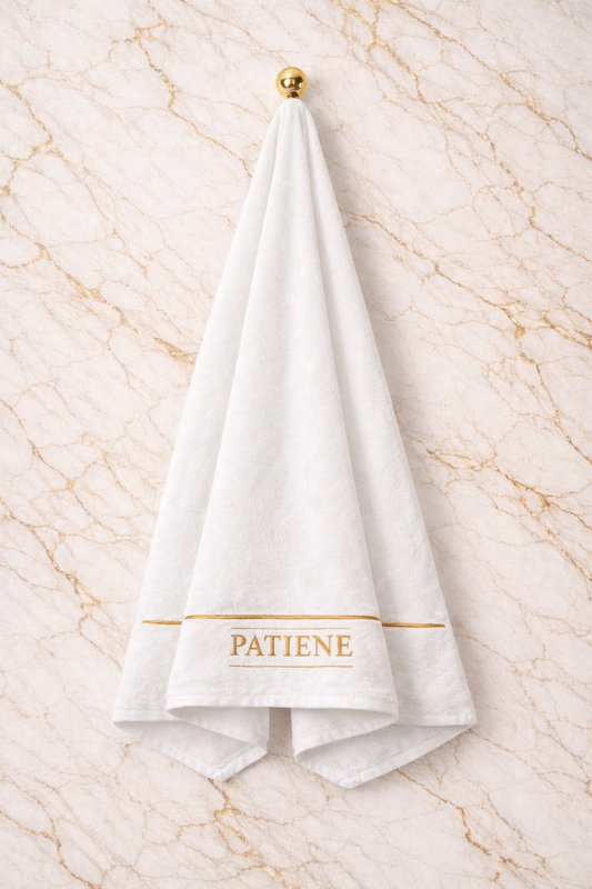 Patiene Vit Badhandduk