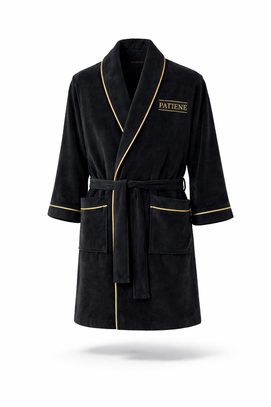 Patiene Svart Badrock/Morgonrock