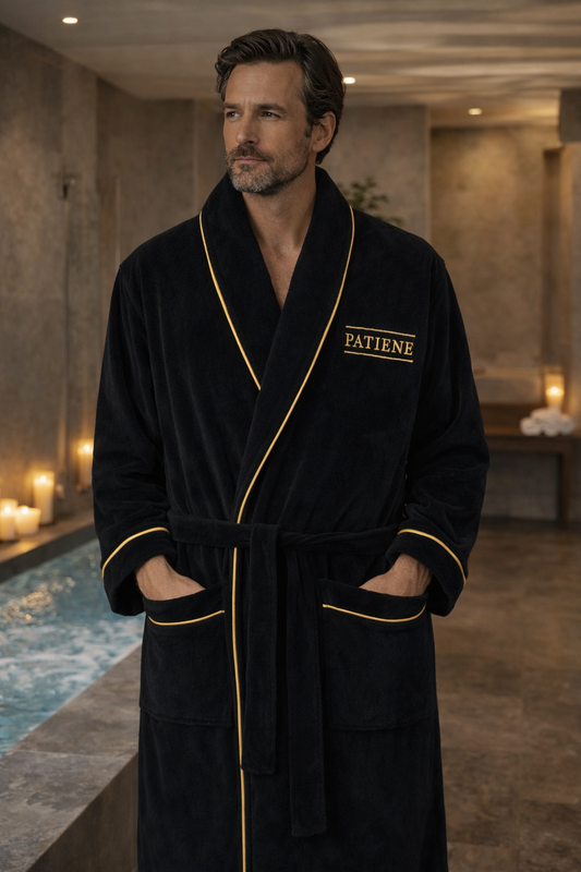 Patiene Svart Badrock/Morgonrock